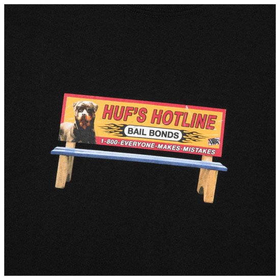 Huf Ανδρική κοντομάνικη μπλούζα Bail Bonds S/S Tee